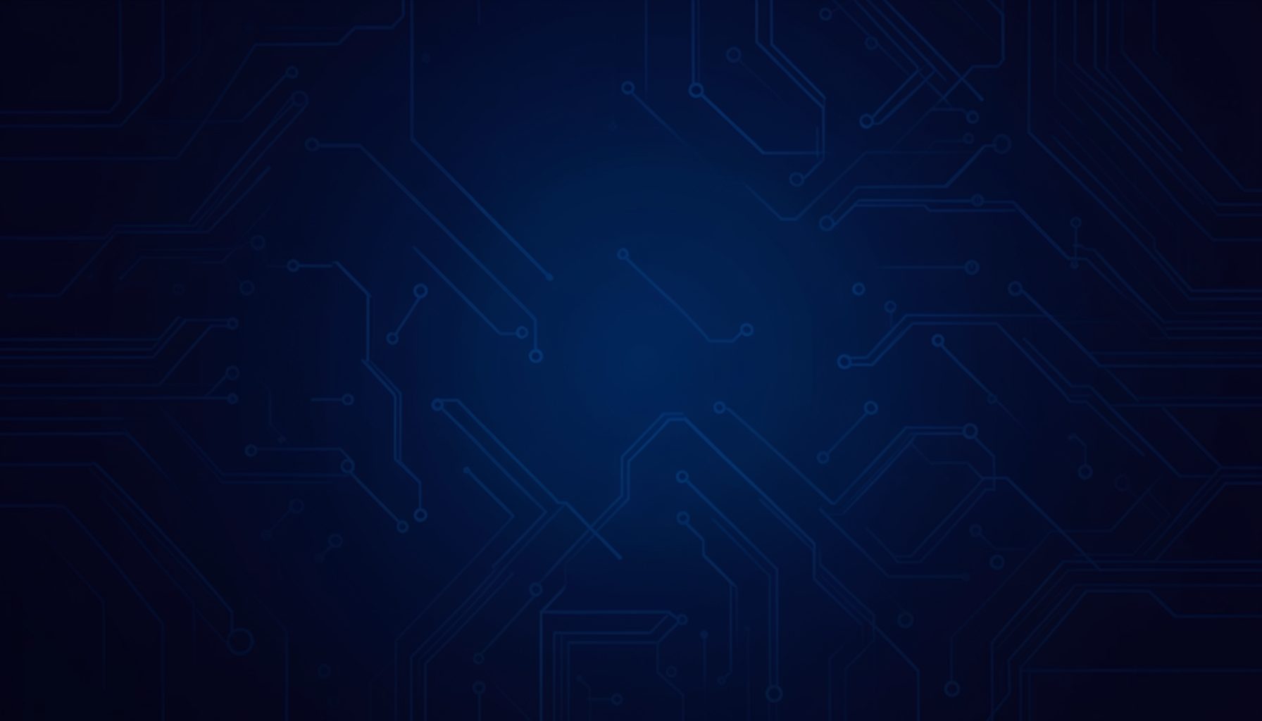 Deep navy gradient with subtle circuit-board pattern, modern tech feel