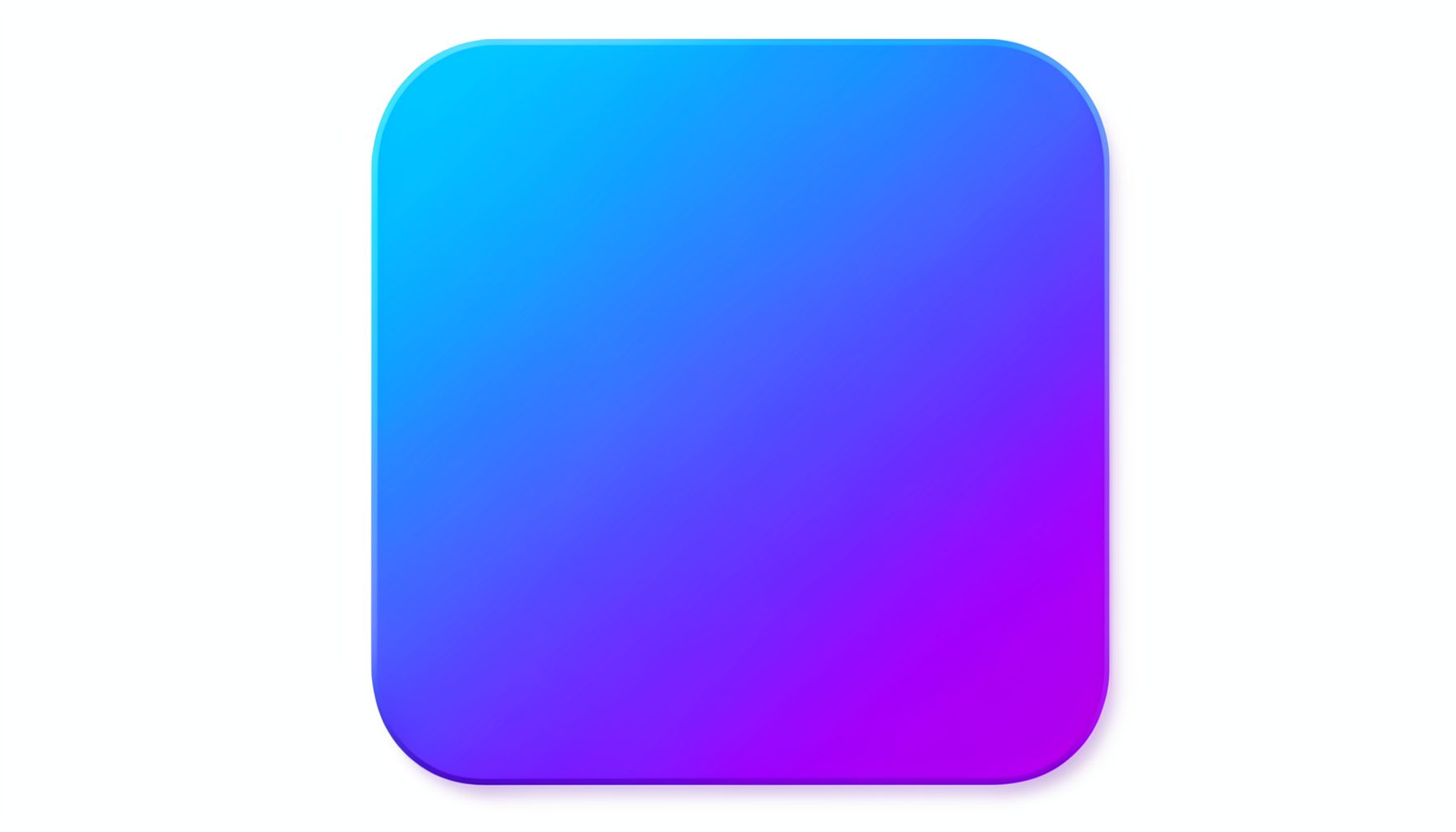 Rounded image tile with a vibrant blue-to-purple gradient, evoking a multimedia downloader tool