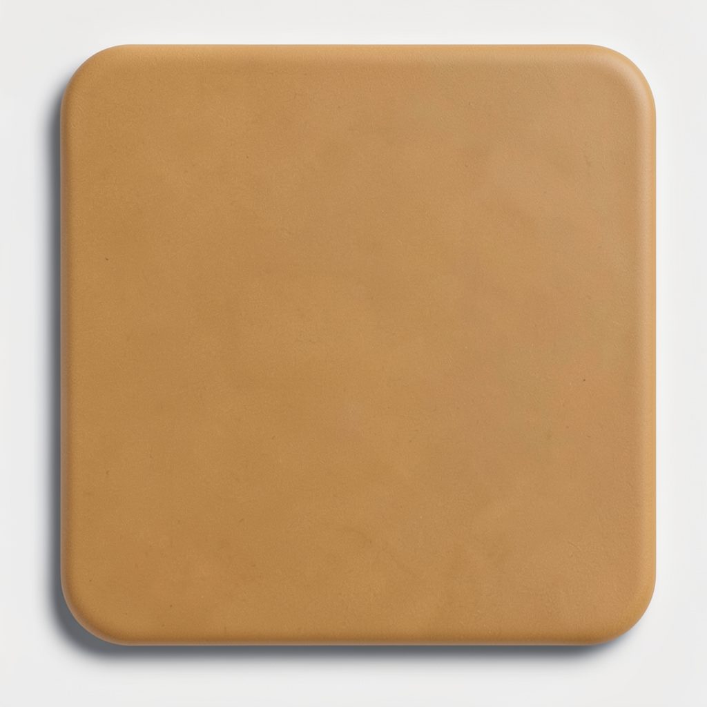 Warm-toned rounded tile with subtle shadow, evoking a multimedia or design tool preview